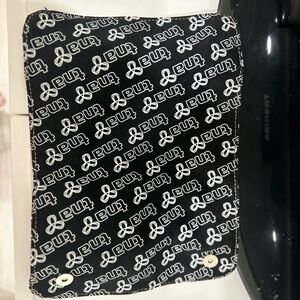 TNA Black and White Cosmetic Bag